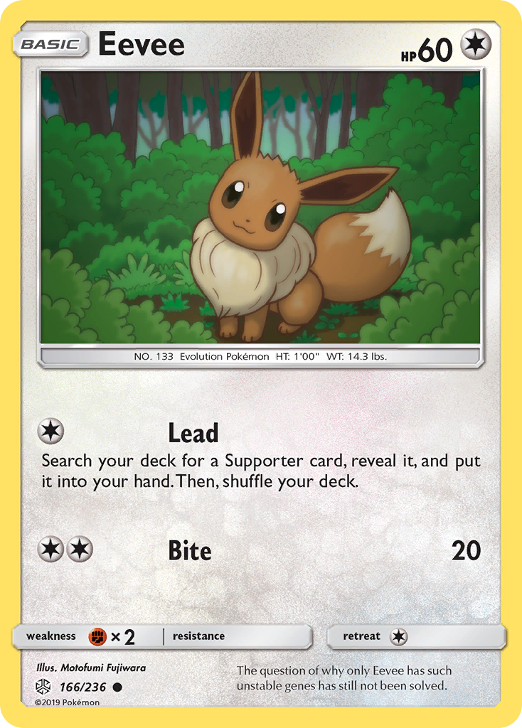 Eevee (166/236) [Sun & Moon: Cosmic Eclipse] | Gear Gaming Bentonville