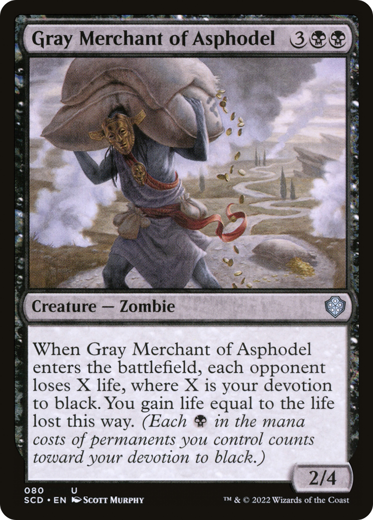 Gray Merchant of Asphodel [Starter Commander Decks] | Gear Gaming Bentonville