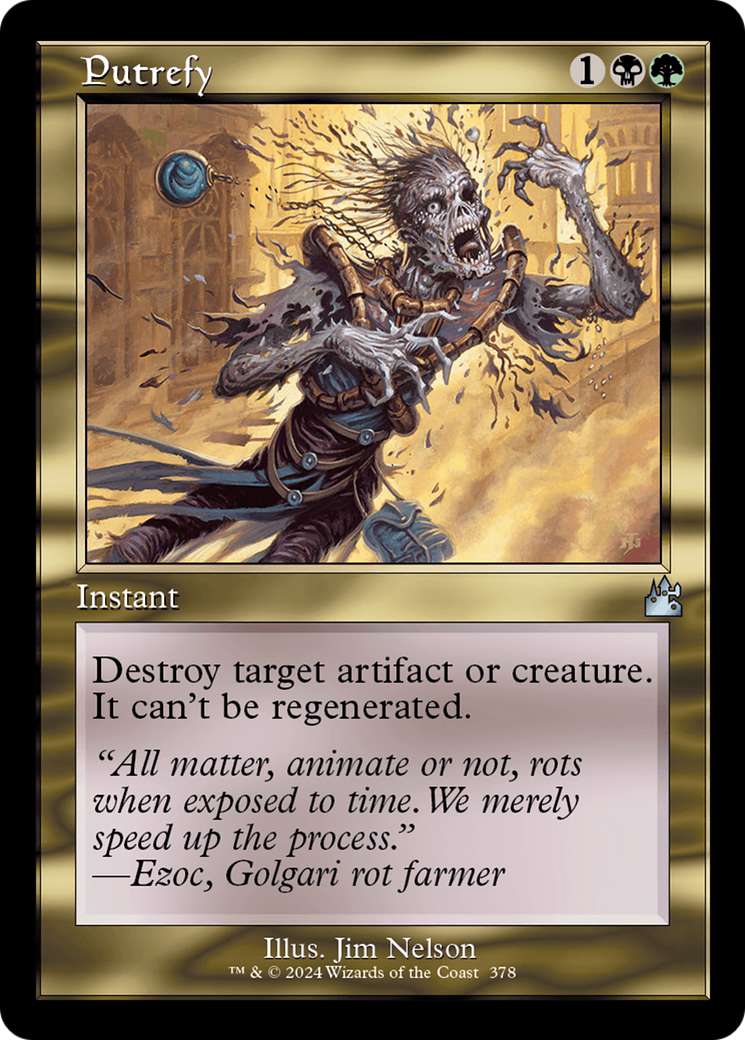 Putrefy (Retro Frame) [Ravnica Remastered] | Gear Gaming Bentonville