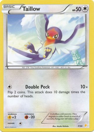 Taillow (7/30) [XY: Trainer Kit 3 - Pikachu Libre] | Gear Gaming Bentonville