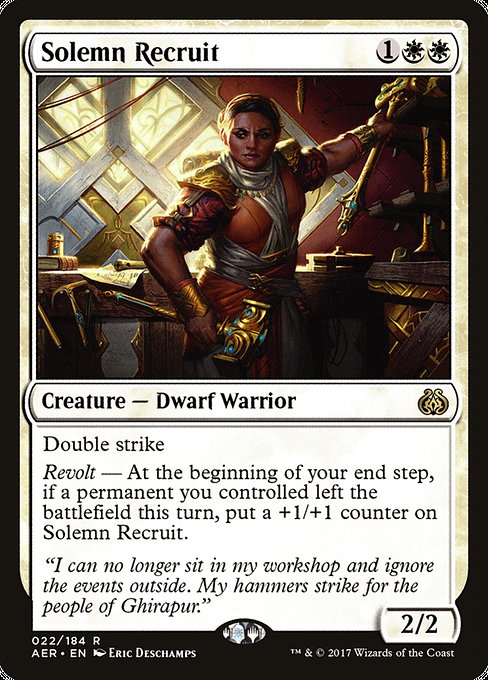 Solemn Recruit [Aether Revolt] | Gear Gaming Bentonville