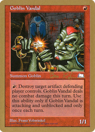 Goblin Vandal - 1998 Ben Rubin (WTH) [World Championship Decks] | Gear Gaming Bentonville