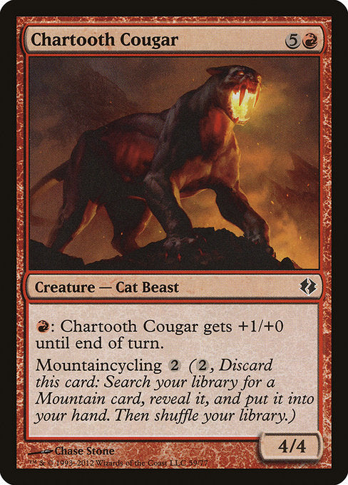 Chartooth Cougar [Duel Decks: Venser vs. Koth] | Gear Gaming Bentonville