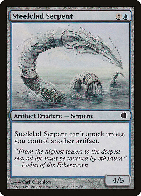 Steelclad Serpent [Shards of Alara] | Gear Gaming Bentonville