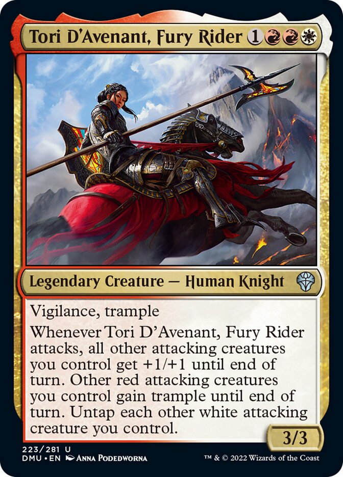 Tori D'Avenant, Fury Rider [Dominaria United] | Gear Gaming Bentonville