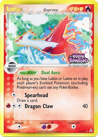 Latias (11/110) (Delta Species) (Stamped) [EX: Holon Phantoms] | Gear Gaming Bentonville