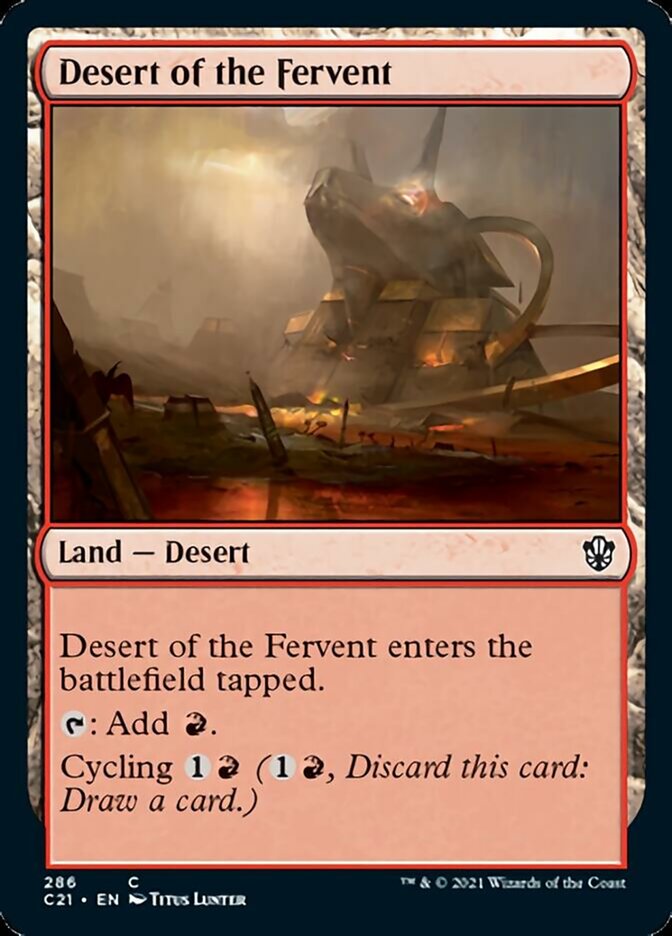 Desert of the Fervent [Commander 2021] | Gear Gaming Bentonville