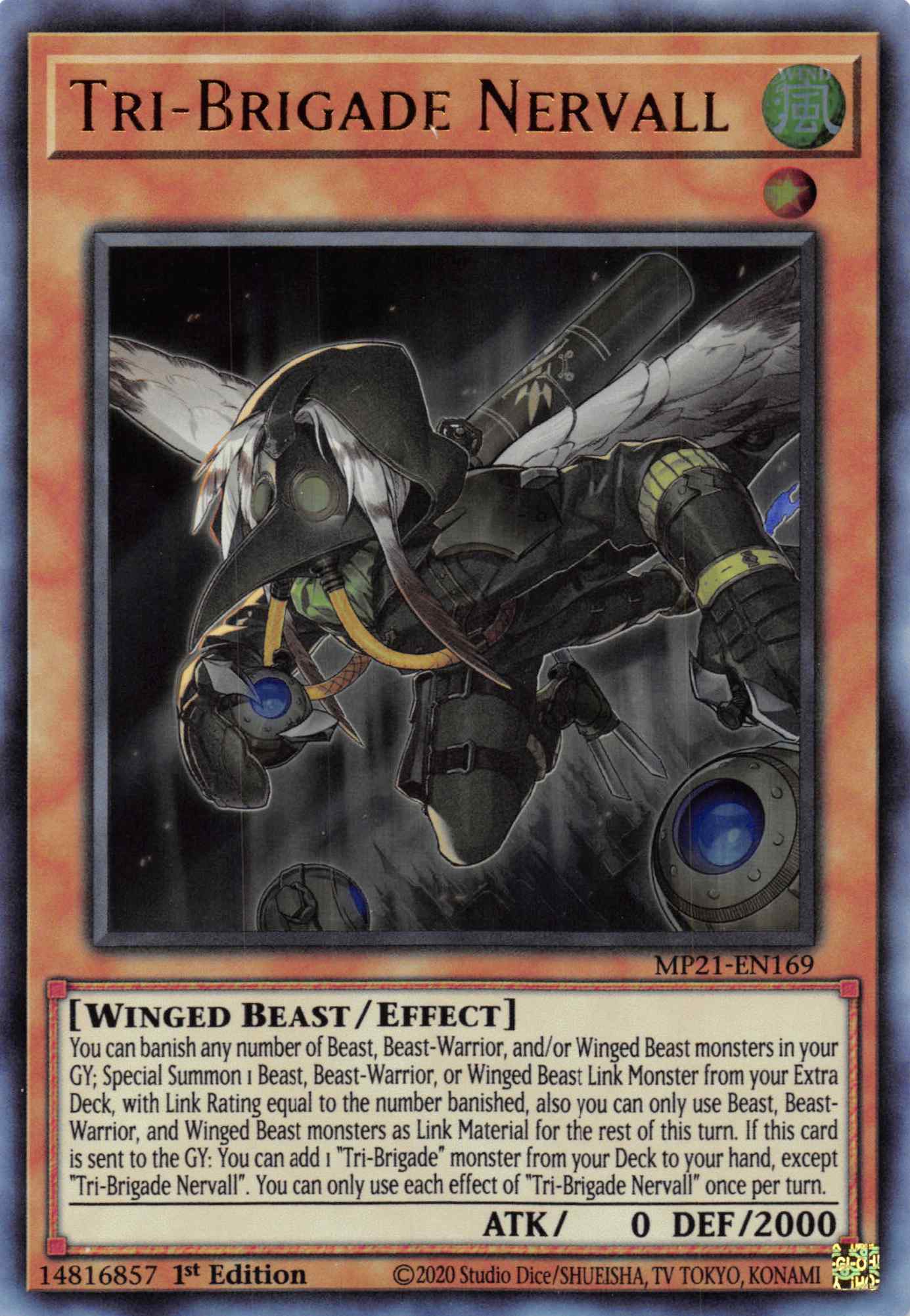 Tri-Brigade Nervall [MP21-EN169] Ultra Rare | Gear Gaming Bentonville