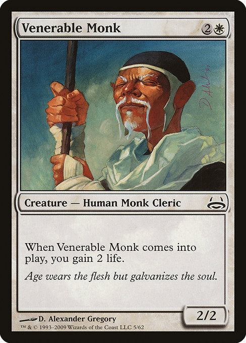 Venerable Monk [Duel Decks: Divine vs. Demonic] | Gear Gaming Bentonville