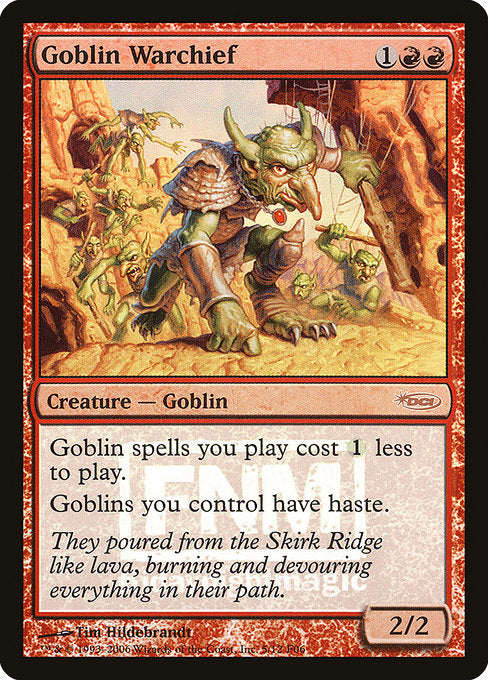 Goblin Warchief (2006) [FNM Promos] | Gear Gaming Bentonville