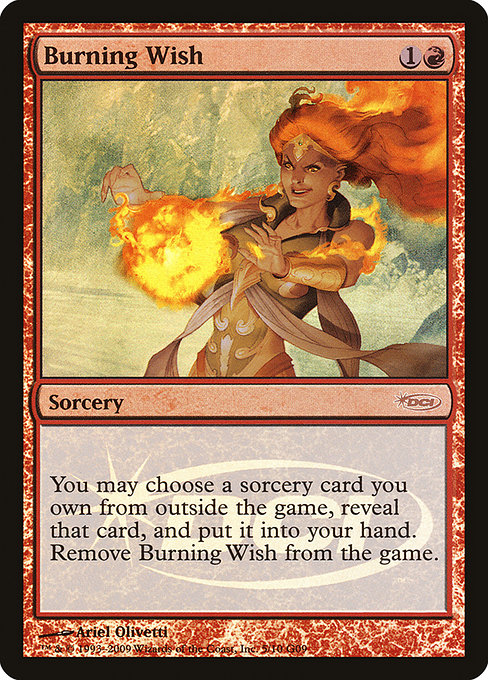 Burning Wish [Judge Promos] | Gear Gaming Bentonville