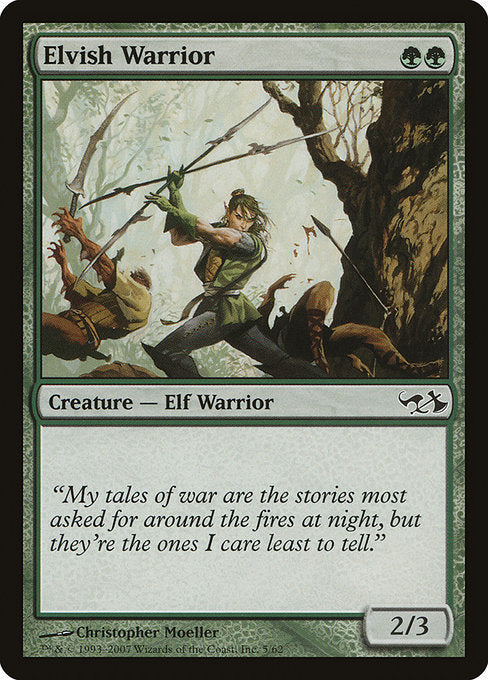 Elvish Warrior [Duel Decks: Elves vs. Goblins] | Gear Gaming Bentonville