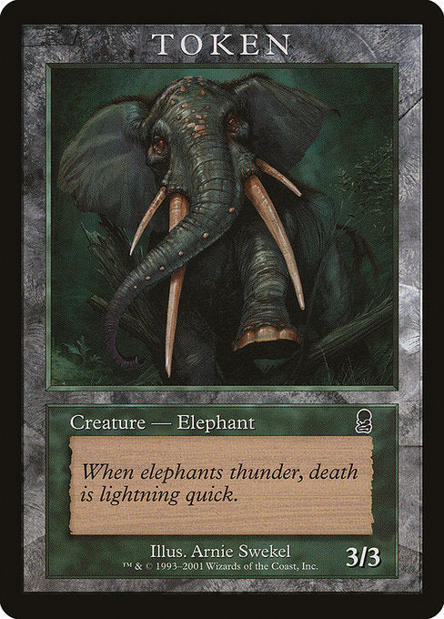 Elephant Token (Odyssey) [Magic Player Rewards] | Gear Gaming Bentonville