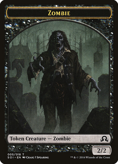 Zombie Token [Shadows over Innistrad] | Gear Gaming Bentonville