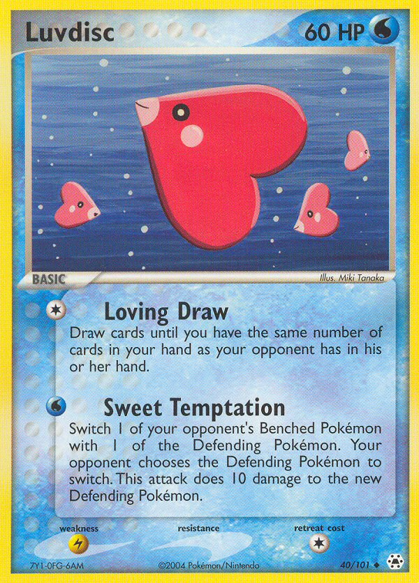 Luvdisc (40/101) [EX: Hidden Legends] | Gear Gaming Bentonville