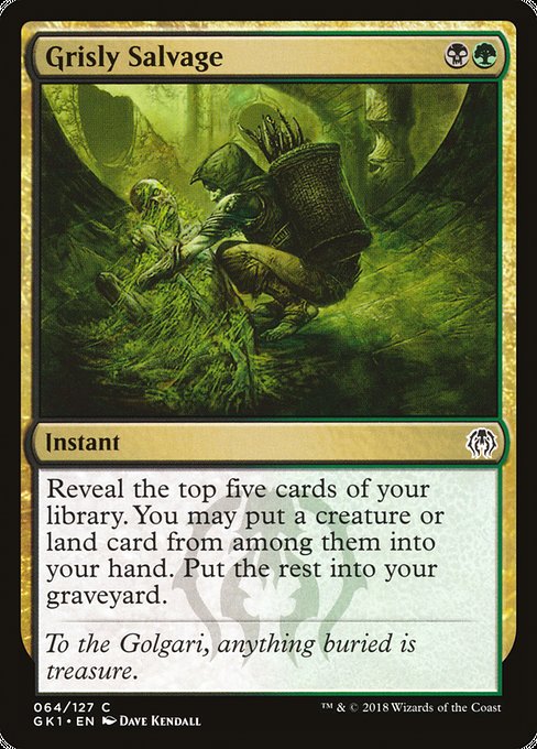 Grisly Salvage [Guilds of Ravnica: Guild Kits] | Gear Gaming Bentonville