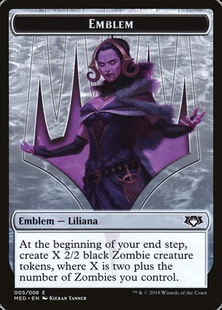 Emblem - Liliana, the Last Hope [Mythic Edition: Guilds of Ravnica] | Gear Gaming Bentonville