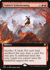 Nahiri's Lithoforming (Extended Art) [Zendikar Rising] | Gear Gaming Bentonville
