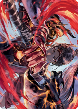 Risona, Asari Commander Art Card [Kamigawa: Neon Dynasty Art Series] | Gear Gaming Bentonville