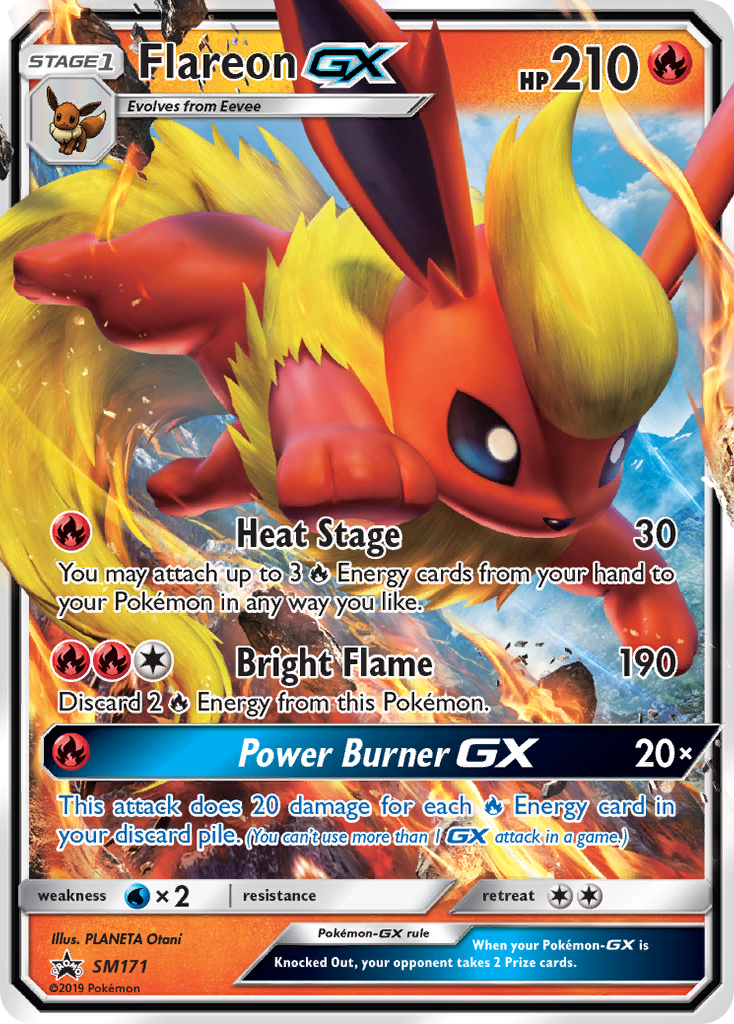 Flareon GX (SM171) [Sun & Moon: Black Star Promos] | Gear Gaming Bentonville