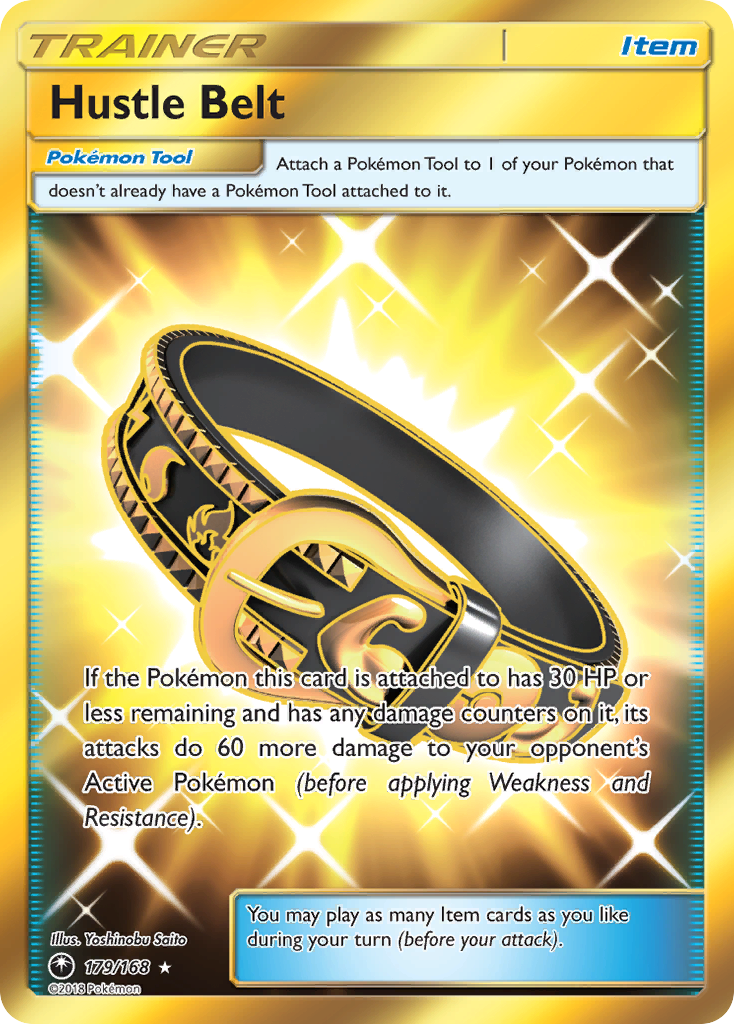 Hustle Belt (179/168) [Sun & Moon: Celestial Storm] | Gear Gaming Bentonville