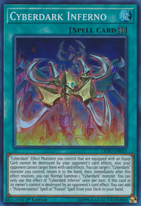 Cyberdark Inferno [LEDU-EN025] Super Rare | Gear Gaming Bentonville