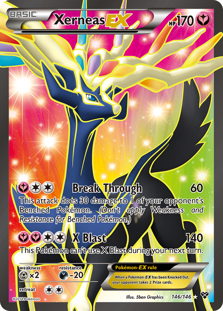 Xerneas EX (146/146) [XY: Base Set] | Gear Gaming Bentonville