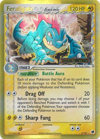 Feraligatr (2/101) (Delta Species) (Stamped) [EX: Dragon Frontiers] | Gear Gaming Bentonville