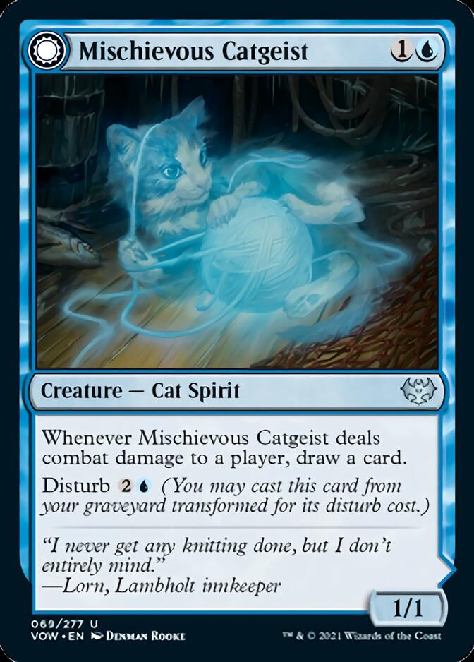 Mischievous Catgeist // Catlike Curiosity [Innistrad: Crimson Vow] | Gear Gaming Bentonville