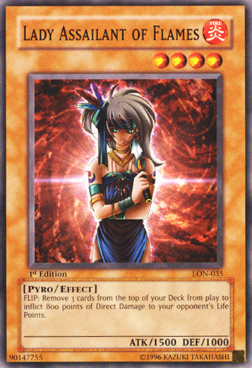 Lady Assailant of Flames [LON-035] Common | Gear Gaming Bentonville
