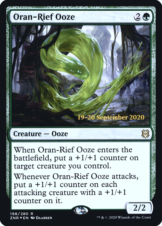 Oran-Rief Ooze  [Zendikar Rising Prerelease Promos] | Gear Gaming Bentonville