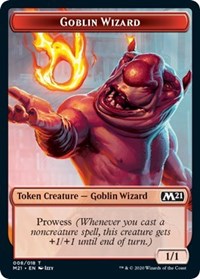 Goblin Wizard // Treasure Double-sided Token [Core Set 2021 Tokens] | Gear Gaming Bentonville