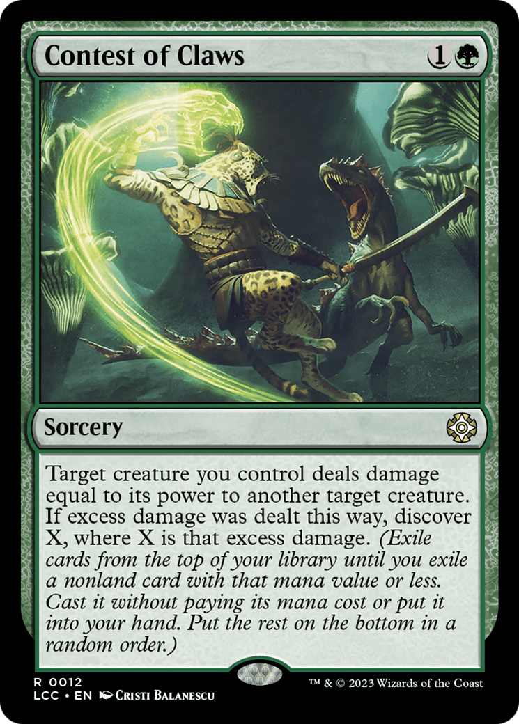 Contest of Claws [The Lost Caverns of Ixalan Commander] | Gear Gaming Bentonville
