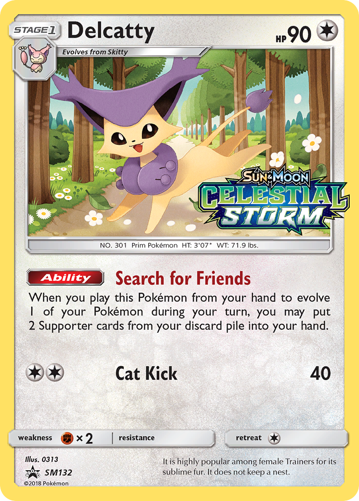 Delcatty (SM132) [Sun & Moon: Black Star Promos] | Gear Gaming Bentonville