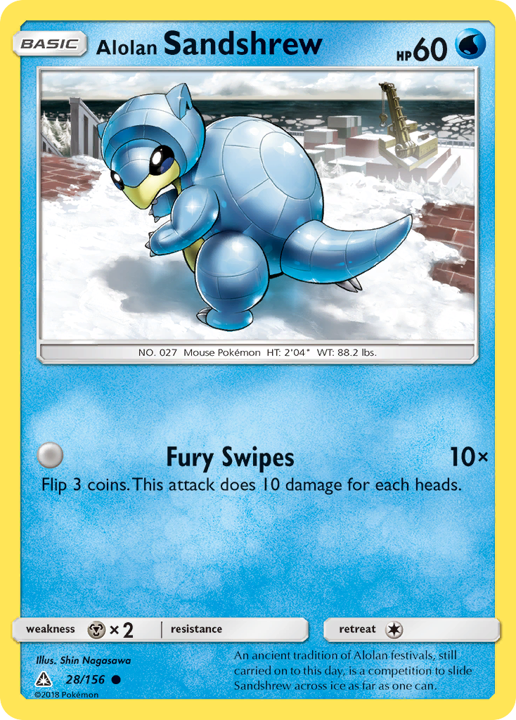 Alolan Sandshrew (28/156) [Sun & Moon: Ultra Prism] | Gear Gaming Bentonville