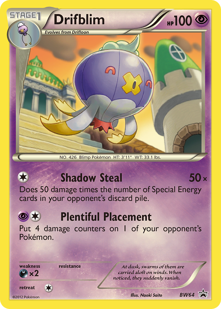 Drifblim (BW64) [Black & White: Black Star Promos] | Gear Gaming Bentonville