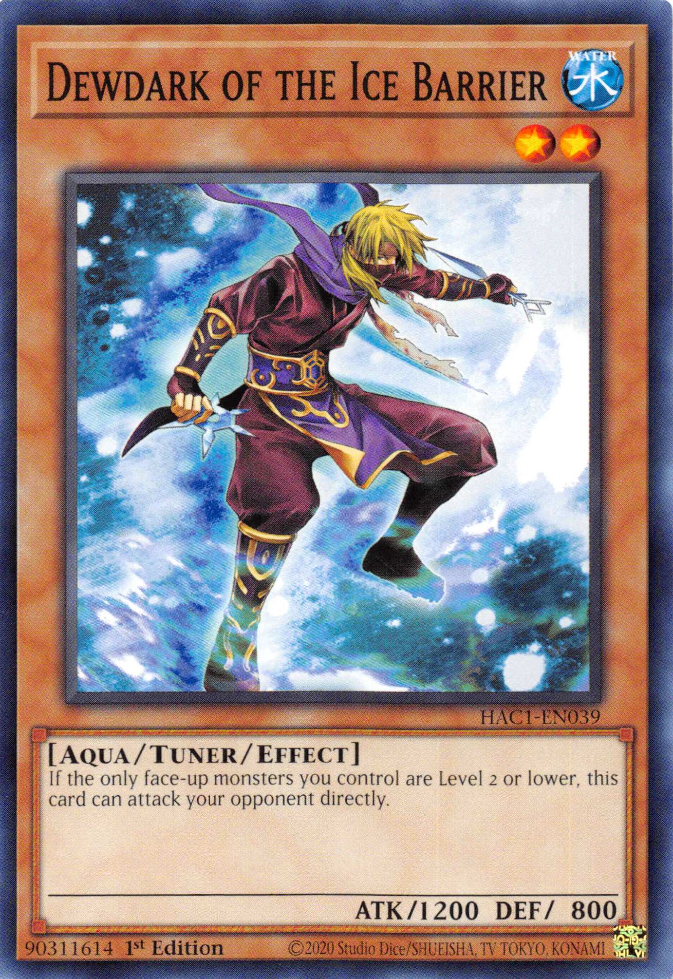 Dewdark of the Ice Barrier [HAC1-EN039] Common | Gear Gaming Bentonville