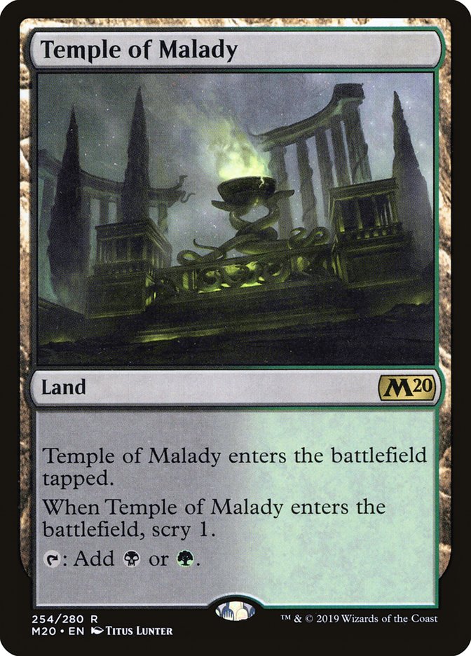 Temple of Malady [Core Set 2020] | Gear Gaming Bentonville