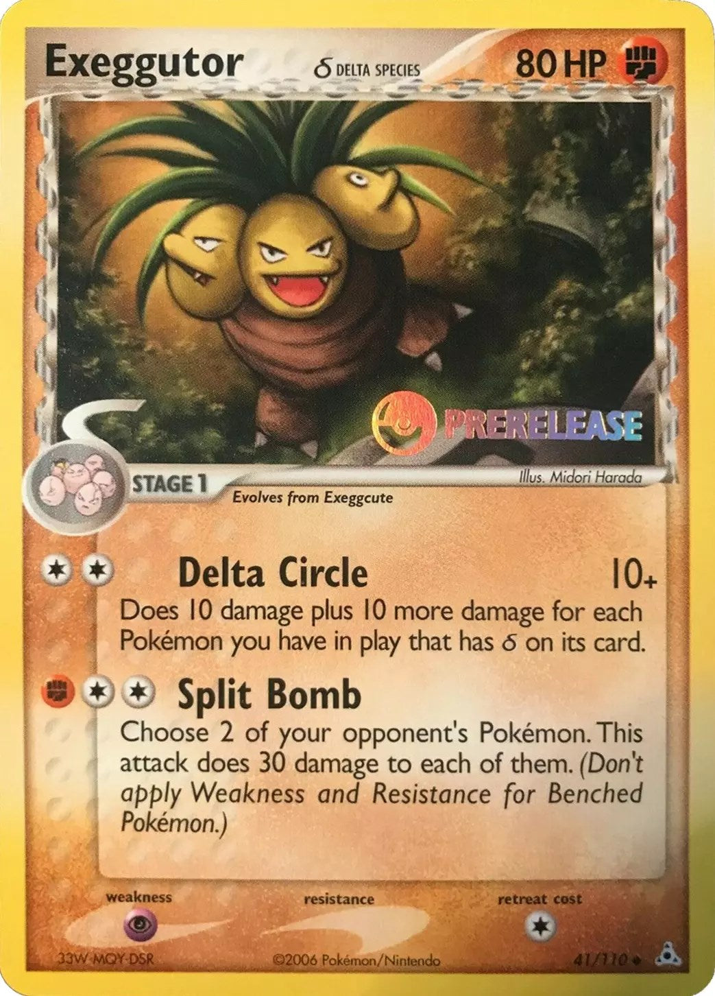 Exeggutor (41/110) (Prerelease) [EX: Holon Phantoms] | Gear Gaming Bentonville