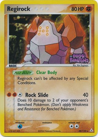 Regirock (28/110) (Stamped) [EX: Holon Phantoms] | Gear Gaming Bentonville