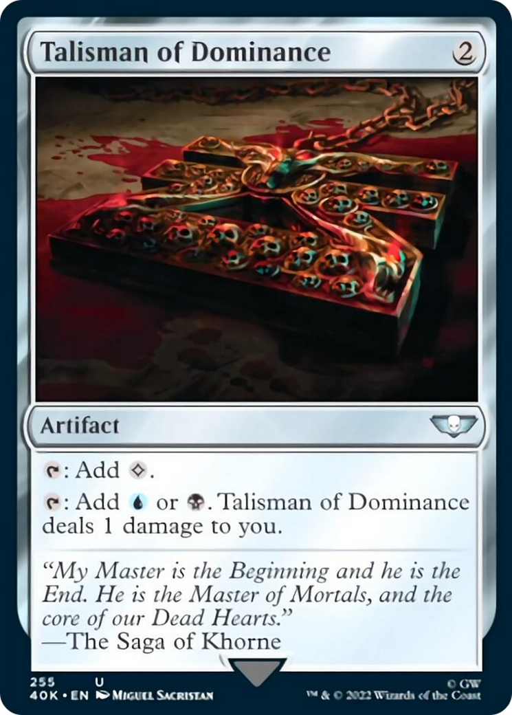 Talisman of Dominance (255) (Surge Foil) [Universes Beyond: Warhammer 40,000] | Gear Gaming Bentonville