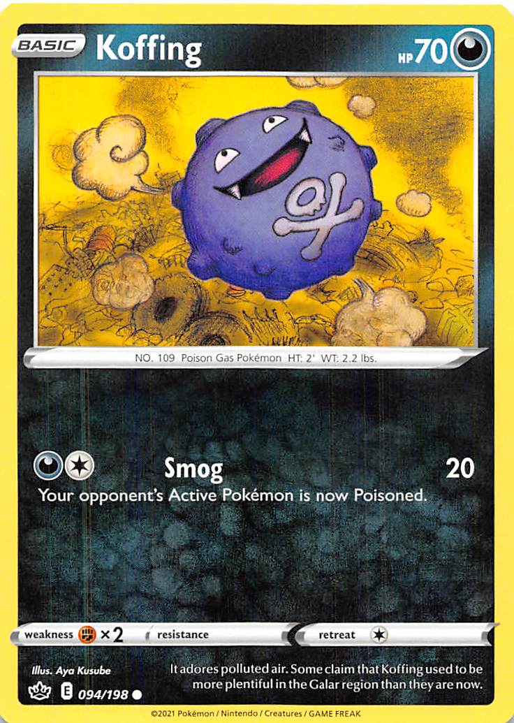 Koffing (094/198) [Sword & Shield: Chilling Reign] | Gear Gaming Bentonville