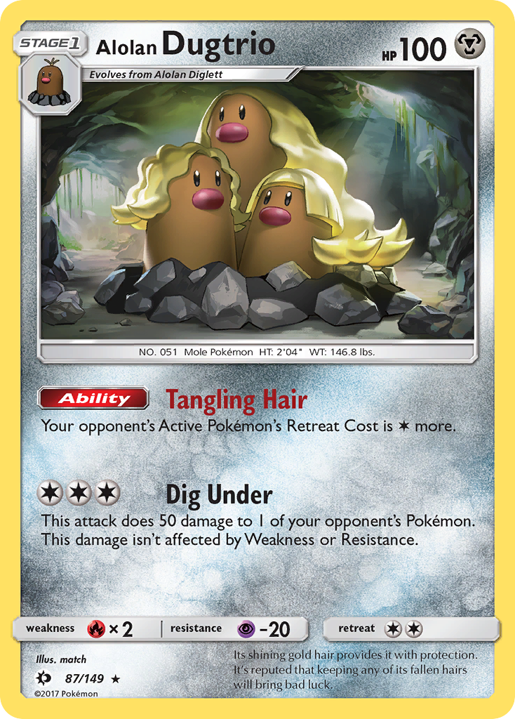 Alolan Dugtrio (87/149) [Sun & Moon: Base Set] | Gear Gaming Bentonville