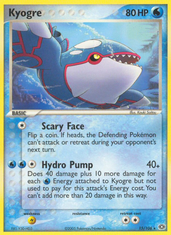 Kyogre (15/106) [EX: Emerald] | Gear Gaming Bentonville