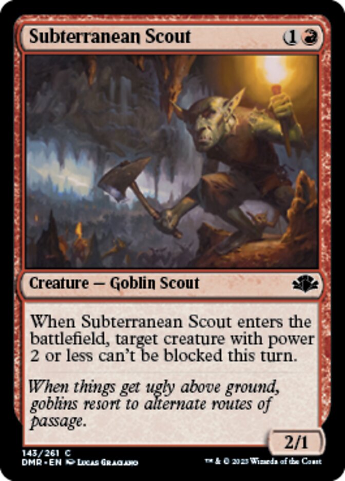 Subterranean Scout [Dominaria Remastered] | Gear Gaming Bentonville