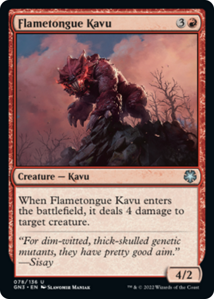 Flametongue Kavu [Game Night: Free-for-All] | Gear Gaming Bentonville