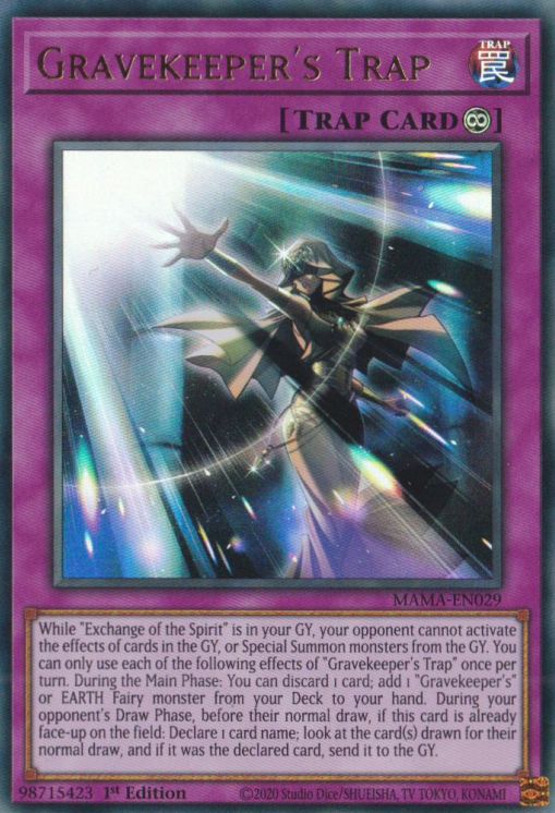 Gravekeeper's Trap [MAMA-EN029] Ultra Rare | Gear Gaming Bentonville