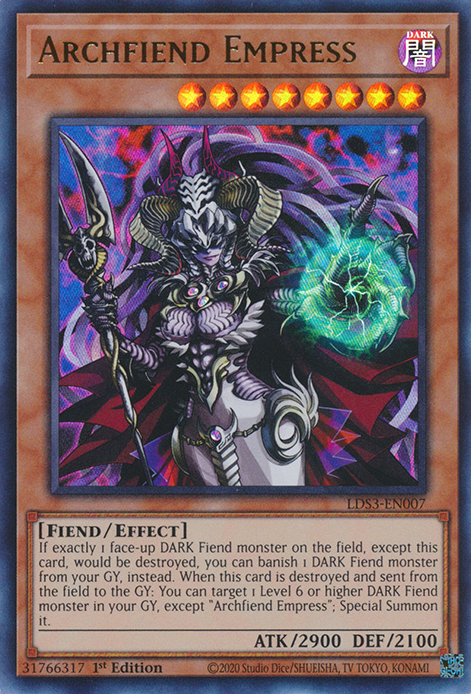 Archfiend Empress [LDS3-EN007] Ultra Rare | Gear Gaming Bentonville