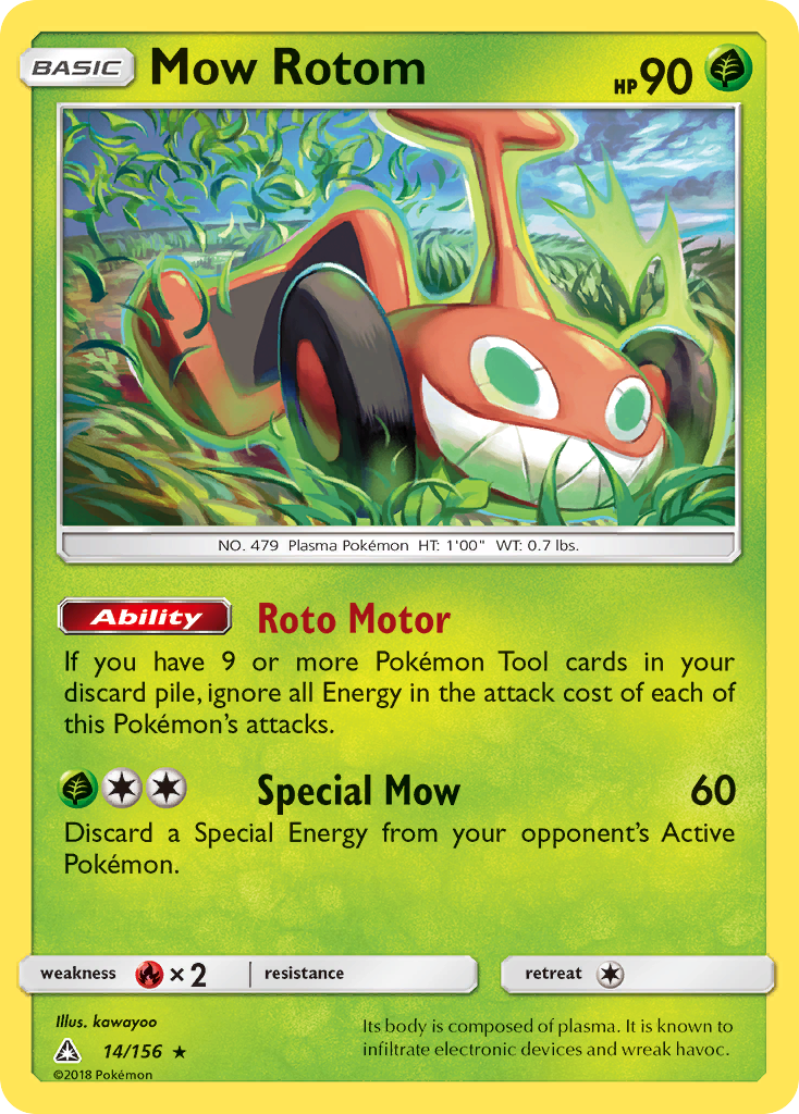 Mow Rotom (14/156) [Sun & Moon: Ultra Prism] | Gear Gaming Bentonville