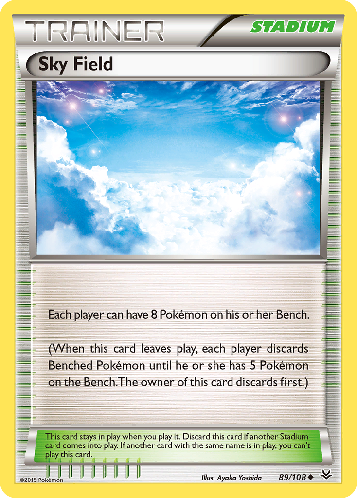 Sky Field (89/108) [XY: Roaring Skies] | Gear Gaming Bentonville